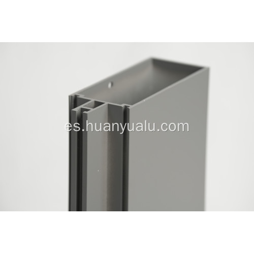 Perfiles de pared de cortina de aluminio anodizado